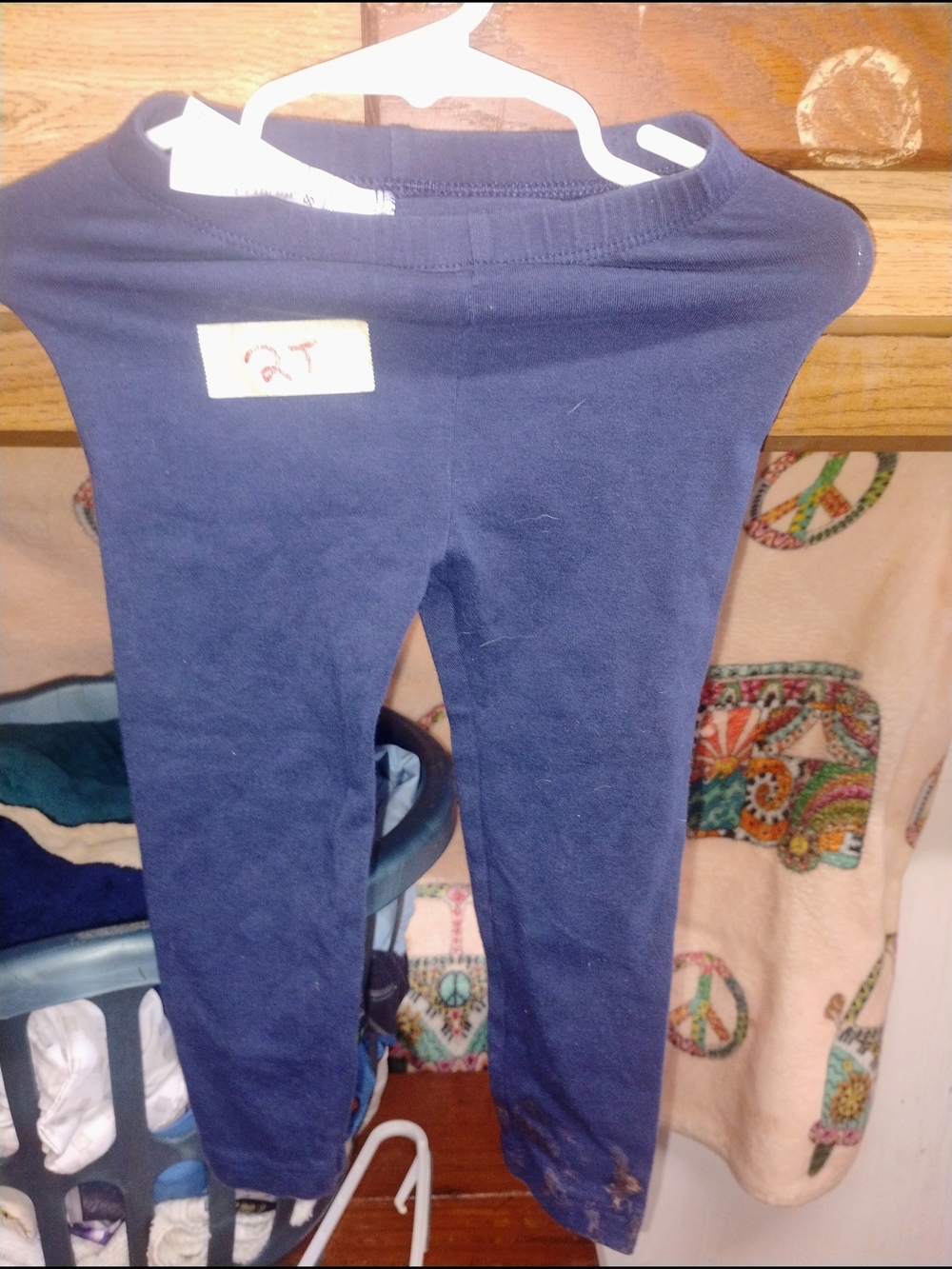 Old Navy Navy Blue Toddler Stretch Leggings